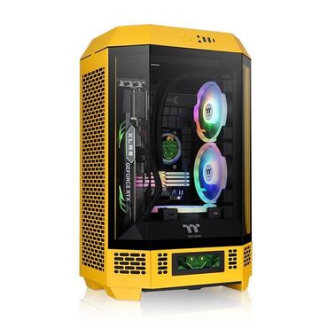 Korpuslar: 👉 Thermaltake The Tower 300 Bumblebee Edition - Unikal Dizaynlı — 4