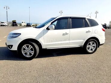 Bamperlər, buferlər: Hyundai santafe 2009-2012 ag reng qapilar.santafe kapot .santafe