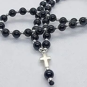 Ogrlice: Lančić, Handmade, Materijal: Kristal, Perlice, Srebro — 17