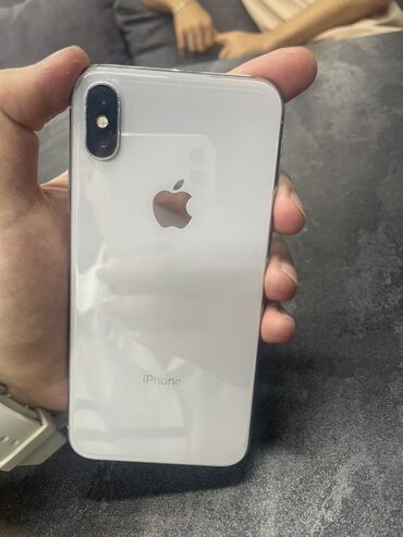 Автоэлектроника: IPhone X, Серебристый, Face ID