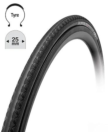 17 x 600: SPOLJNA GUMA TUFO COMTURA 5TR25,700X25C TUBELES | GUMA TUFO — 1