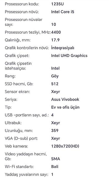 acer nitro 1: 🚨TƏCİLİ SATILIR! ASUS VIVOBOOK! ÇOX AZ İSTİFADƏ OLUNUB (YENİDƏN — 7