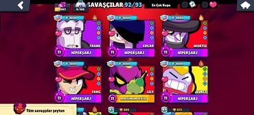 BRAWL STARS HESABİ SATİLİR