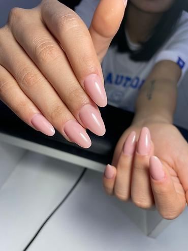 Маникюр, педикюр: Ремонт сломаных ногтей, Снятие, Выравнивание, Маникюр, Услуга в 4 руки, С выездом на дом — 4