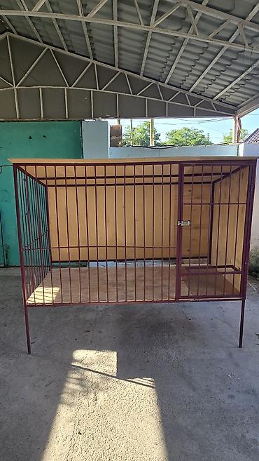 Böyük ölçülü it qəfəsi / volyer - Material: metaldan qaynaq olunmuş