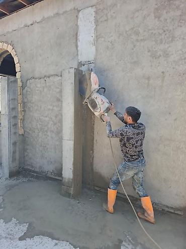 Beton işləri: Beton kəsmə xidməti - Armatur-betonda, monolit divar və kolonlarda — 2
