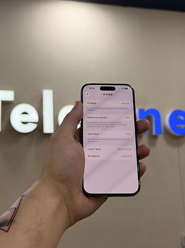 15 pro 2 ci el: IPhone 15 Pro, 256 GB, Blue Titanium, Sənədlərlə, Face ID, Kredit — 6