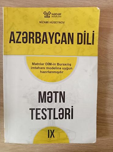 Məhsul: “Azərbaycan dili – Mətn testləri (IX)” kitabı Müəllif: Nizami lalafo.az -da Məhsul: “Azərbaycan dili – Mətn testləri (IX)” kitabı Müəllif: Nizami