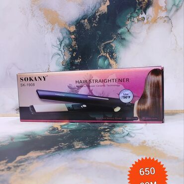 sokany фен цена бишкек: Утюжок для волос Стандартный, Керамическое, 210 °С и более