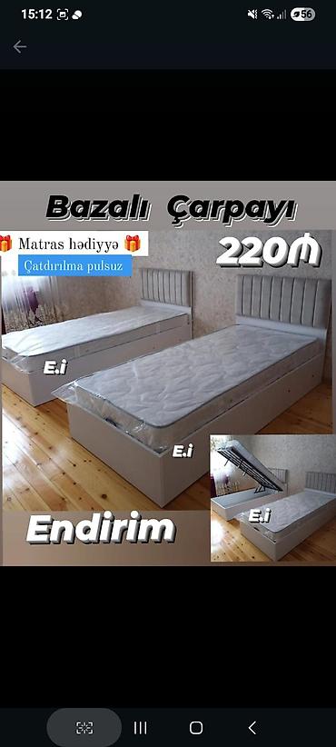 Bazalı tək çarpayı – yuxarı qalxan baza ilə geniş saxlama yerinə lalafo.az -da Bazalı tək çarpayı – yuxarı qalxan baza ilə geniş saxlama yerinə