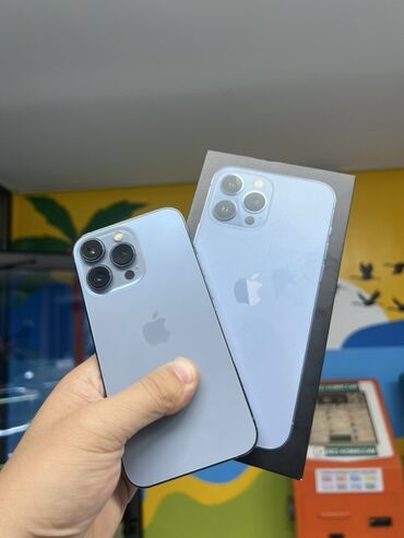 айфон 15 про макс бу цена: IPhone 13 Pro, Көк, Куту