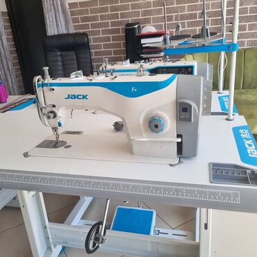 швейные машины: Тигүүчү машина Jack, Сайма сайуучу машина, Оверлок, Коверлок, Жарым автоматтык