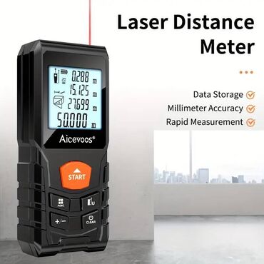 Digər tikinti materialları: Lazer məsafə ölçən Məhsul təfərrüatları Material: Rezin Güc rejimi