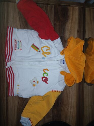 Dəstlər: Uşaq geyimləri dəsti 1) Narıncı rəngli KIABI kombinezon - Material — 6