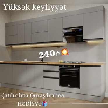 metbex oturacaqlari: *Yeni sifarişlə MƏTBƏX mebeli :-TƏCİLİ SATILIR*‼️ QİYMƏT:-pm 240₼ Rəng