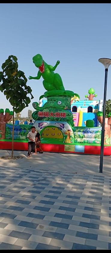 Балдар дүйнөсү: Надувной детский игровой комплекс «Дино-парк» - Яркий тематический — 3