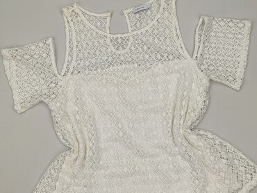 stradivarius bluzka z odkrytymi ramionami: Women's blouse, Reserved, size L (EU 40)