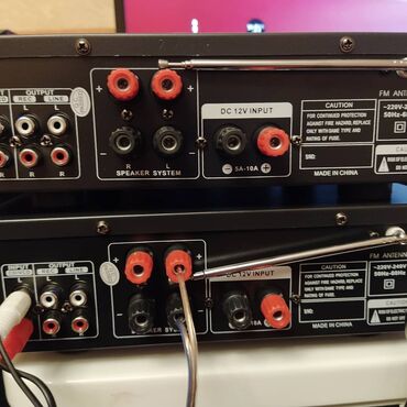 Səs gücləndiriciləri: Sesguclendirici usilitel amplifier karaoke mikrafon echo FM radio USB — 5