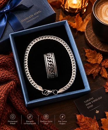 Dəstə daxildir: Üzük, Bilərzik, Swarovski lalafo.az -da Dəstə daxildir: Üzük, Bilərzik, Swarovski