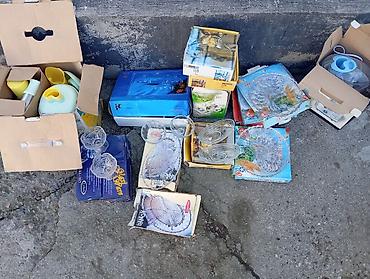 Столовая посуда: Набор кухонной посуды и аксессуаров (сборный лот) Состав по коробкам — 1