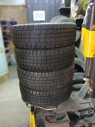 Шины 195 / 65 / R 15, Зима, Б/у, Комплект, Легковые, Япония, Dunlop