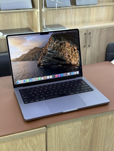 ноутбу: Ноутбук, Apple, 16 ГБ ОЭТ, Apple M1 Pro, 14 ", Колдонулган, Жумуш, окуу үчүн, эс тутум SSD