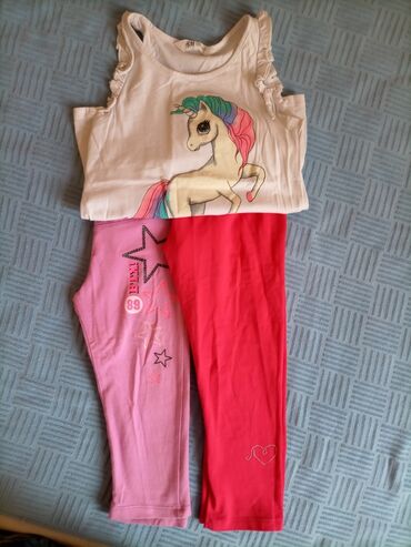 kompleti za vezbanje: H&M, Set: Leggings, T-shirt, 122-128