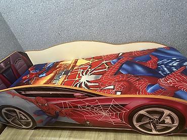 spider men: Детская кровать-машинка с ярким оформлением «Человек‑паук». - Корпус — 1