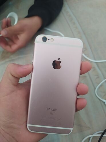 Apple iPhone: IPhone 6s, Б/у, 32 ГБ, Rose Gold, Чехол, 100 %