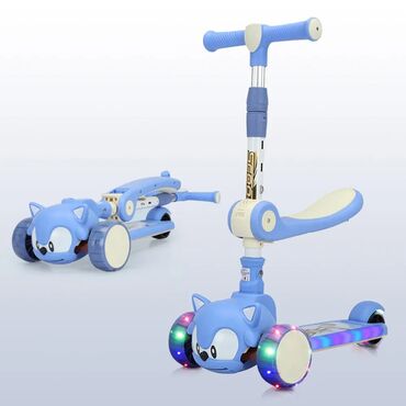 Детские самокаты: Детский самокат, Трёхколёсный, Новый — 4