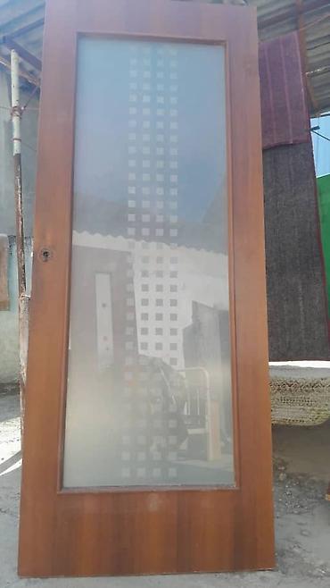 Балконные двери: Межкомнатные двери из шпонированного дерева, классический оттенок — 4