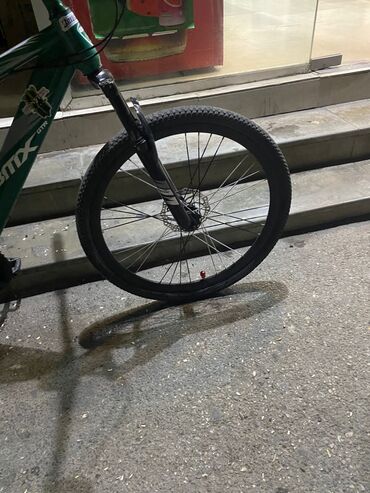 İdman velosipedləri: Şəhər və enduro tipinə uyğun yığılmış velosiped - Çərçivə: Yaşıl — 7