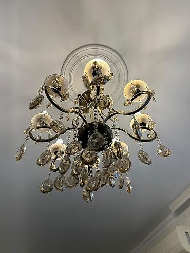 islenmis svarka: Çılçıraq, 8 lampa, Metal — 1