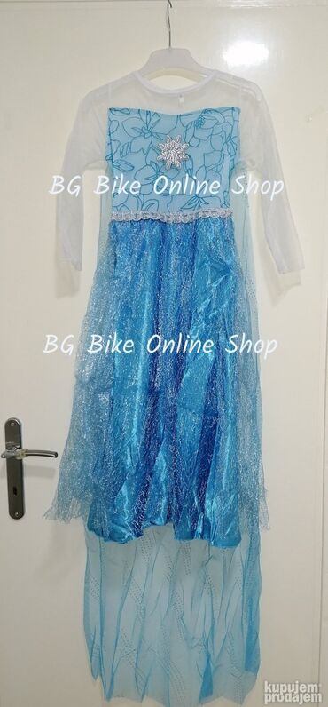 Kostimi za maskenbal: **model A3** Kostim Elza sa dugim plastom, Elzin kostim, _bez cirkona — 4