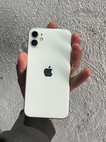 Apple iPhone: IPhone 11, Новый, 64 ГБ, White Titanium, Чехол, 85 %