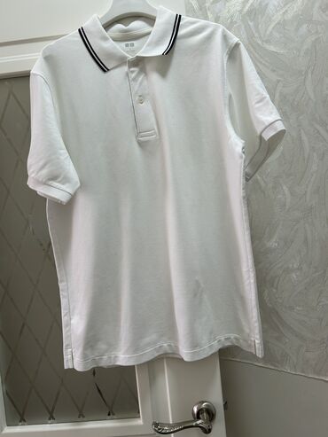 крем день и ночь китайский отзывы: Мужская футболка, L (EU 40), Uniqlo, Б/у, цвет - Белый, Платная доставка, Самовывоз