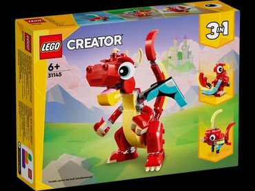 конструкторы lego creator: Lego Creator 31145 Красный дракон 🐉 Новинка 2024 Года 🥳