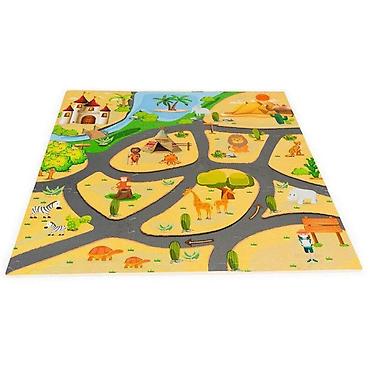 bebakids bebe decaci: PODLOGA ZA IGRU ZA DECU SAFARI PUZZLE 9 ELEMENATA 93x93 cm – ECO TOYS — 1