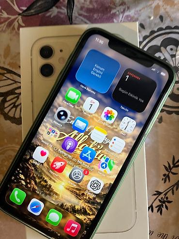 apple komputer qiymetleri: IPhone 11, 128 GB, White Titanium, Face ID, Sənədlərlə — 1