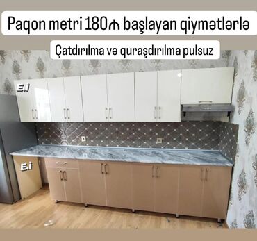 embawood mətbəx mebeli: *Mətbəx mebellərinin Sifarişlə Hazırlanması* 1Kvadrat metri ⤵️