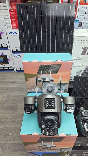 Фото и видеокамеры: Günəş enerjisi ilə işləyən HiEasy smart təhlükəsizlik kamerası - — 1