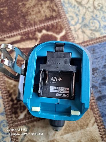 Шуруповерты: Аккумуляторная ударная дрель-шуруповерт Makita DHP485 (18V — 3