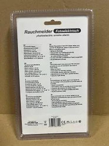 Oprema i sredstva za zaštitu: Fotoelektrični detektor dima – Rauchmelder Opis: - Fotoelektrični — 9