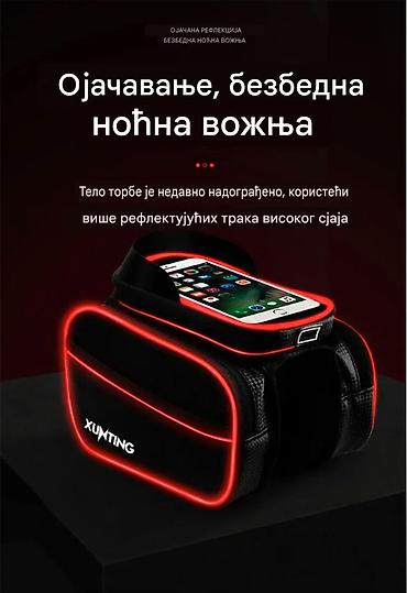Dodaci za bicikl: Nova torbica sa nosačem za mobilni telefon za biciklu. Torbica je — 10