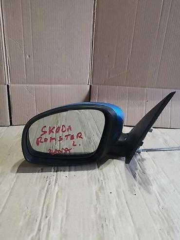 Car Body Parts: RETROVIZOR LEVI (BOJA PLAVA) ZA ŠKODA ROOMSTER OD 2006. DO 2015. GOD — 2