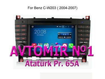 avto manitor: Mercedes Benz w203 2004-2007 DVD- monitor. DVD-monitor ve android