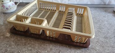 Другие аксессуары для кухни: Mətbəx üçün qab-qacaq quruducu səbət - Material: möhkəm plastik -