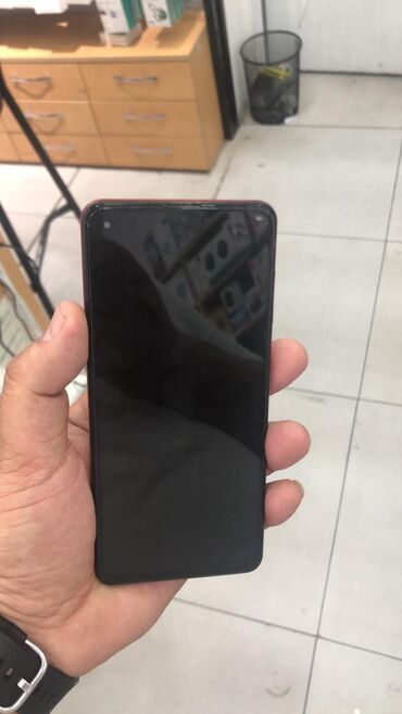 samsu: Samsung Galaxy A21S, 32 GB, rəng - Qırmızı, Barmaq izi, İki sim kartlı, Face ID