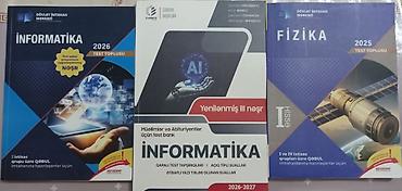 İnformatika və Fizika üzrə test topluları və test bankı Fizika test