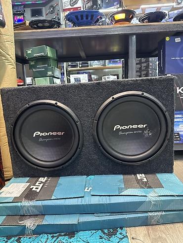cd disk: Двух сабвуферный комплект Pioneer Champion Series в готовом корпусе + — 1